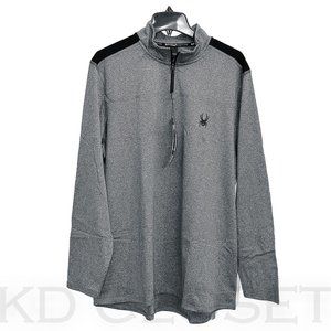 Men's Quarter Zip Spyder Active GRAY